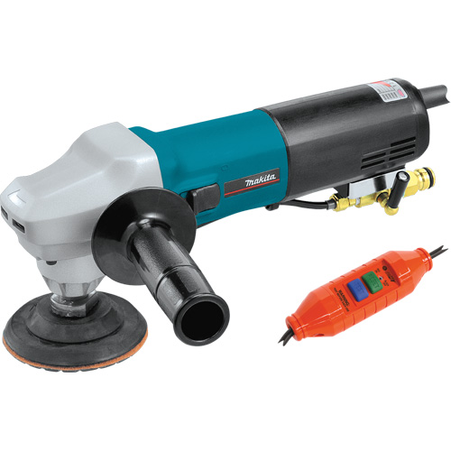 Electronic Stone Polisher, 4" Pad, 7.9 A, 2000-4000 RPM Haskins Industrial Inc.