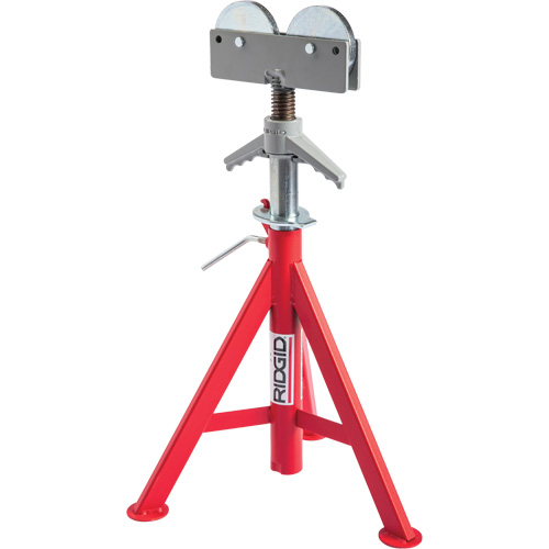Support de tuyau pour rouleau baiss&eacute; no RJ-98, 59-104 cm R&eacute;glage de la hauteur, 12" Capacit&eacute; max. de tuyau, 1000 lb Capacit&eacute; de charge max. Haskins Industrial Inc.