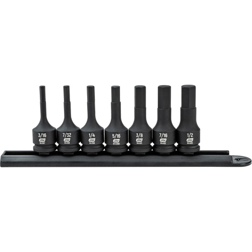 Hex Bit Impact SAE Socket Set, 7 Pieces Haskins Industrial Inc.