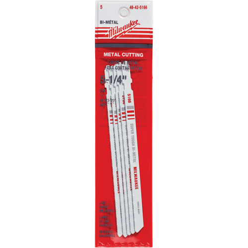 Lame de scie sauteuse, Bim&eacute;tal, Tige en T, 5-1/4" lo, 24 dents par pouce Haskins Industrial Inc.