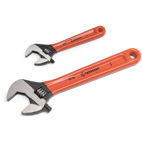 Black Oxide Wrench Set with Cushion Grips, Adjustable, 2 Pieces, Imperial and Metric Haskins Industrial Inc.