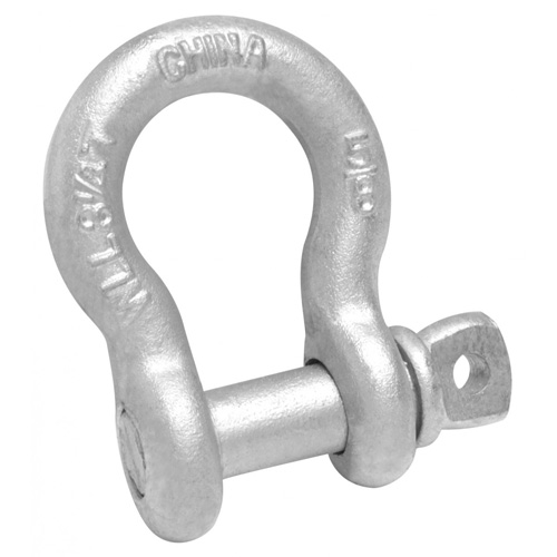 Anchor Shackle, 1/4", Screw Pin, Hot Dip Galvanized Haskins Industrial Inc.