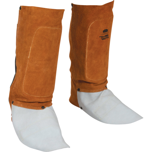 Leather Spats, 14" L, Lava Brown Haskins Industrial Inc.