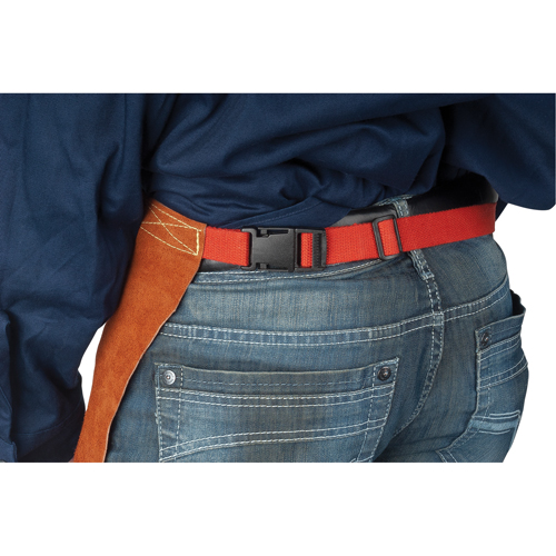 Leather Apron, Waist, 24" L, Lava Brown Haskins Industrial Inc.