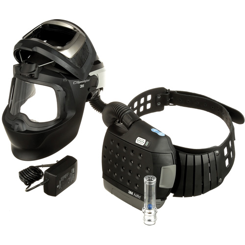 Respirateur d'&eacute;puration d'air propuls&eacute; Adflo, Masque de soudage, Pile Lithium-ion Haskins Industrial Inc.