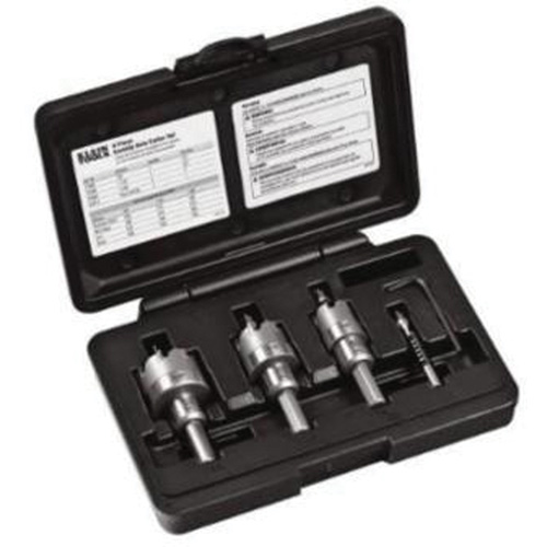 Carbide Hole Cutter Set with Heavy-Duty Carry Case, 4 Pieces Haskins Industrial Inc.
