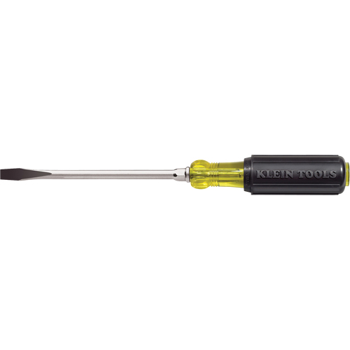 Heavy-Duty Slot Keystone Screwdriver, 5/16", 10-15/16" L, Cushion Grip Handle Haskins Industrial Inc.