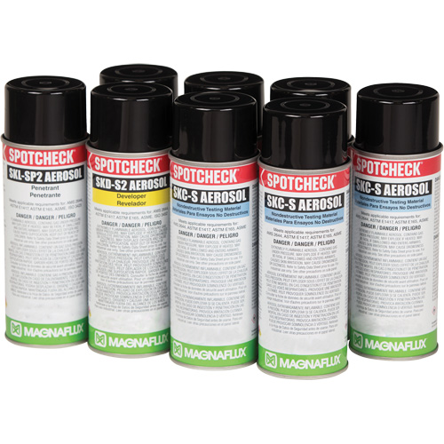 Solvent Removable Visible Penetrant Testing Kits, Kit Haskins Industrial Inc.