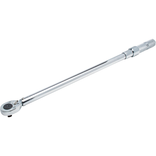 Ratcheting Head Micrometer Torque Wrench, Click, 1/2" Square Drive, 50 - 250 lbf. Ft Haskins Industrial Inc.