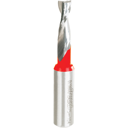 Up Spiral Router Bit, 5/16" Dia., 1" Carbide Height, 3" L, 1/2" Shank Haskins Industrial Inc.