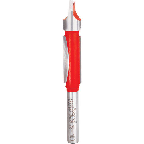 Fraise - foret guide pour panneau, 3/8" dia, 1" ha, 3" lo, 1/4" Manche Haskins Industrial Inc.