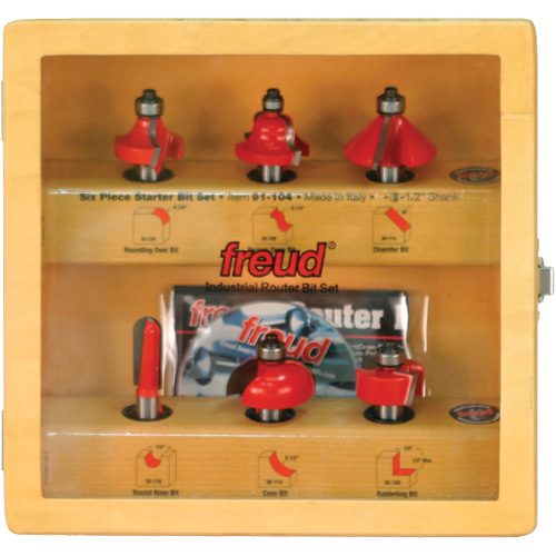 Jeu de d&eacute;marrage de fraises avec mandrins de 1/2" Haskins Industrial Inc.