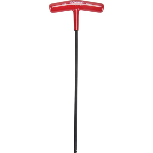 Individual Hex Keys - Metric, Ball End, 4 mm x 8.7" L, T Handle Haskins Industrial Inc.