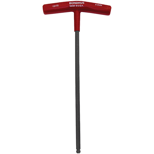 Individual Hex Keys - Metric, Ball End, 8 mm x 11.2" L, T Handle Haskins Industrial Inc.