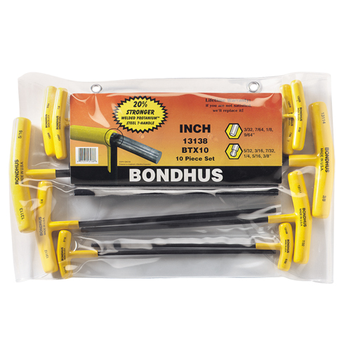 Ball Driver&reg; Hex Keys Set, 10 Pcs., Imperial Haskins Industrial Inc.