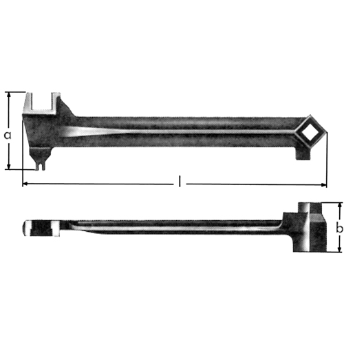 l&eacute;s &agrave; bonde, 2-1/2", Longueur de 15-1/15" Haskins Industrial Inc.