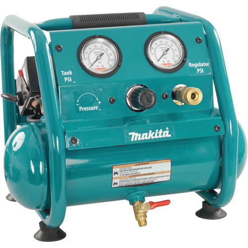 Compact Air Compressor, Electric, 1 Gal. (1.2 US Gal), 125 PSI, 120/1 V Haskins Industrial Inc.