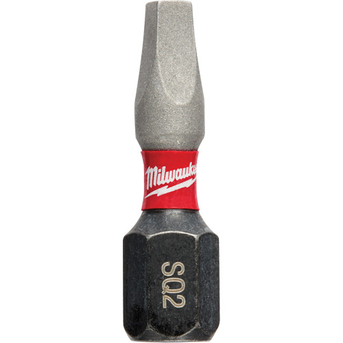 Shockwave Impact Insert Bit, Square, #2, 1/4" Drive Haskins Industrial Inc.