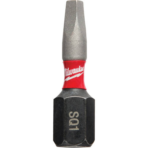 Shockwave Impact Insert Bit, Square, #1, 1/4" Drive Haskins Industrial Inc.