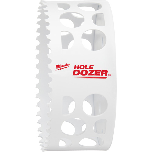 Scie-cloche Hole Dozer, 4-1/2", Profondeur de la coupe 1-5/8", Bim&eacute;tal Haskins Industrial Inc.