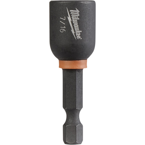 Shockwave Impact Duty Nut Driver, 1/4" Tip, 7/16" Drive, 1-7/8" L, Magnetic Haskins Industrial Inc.