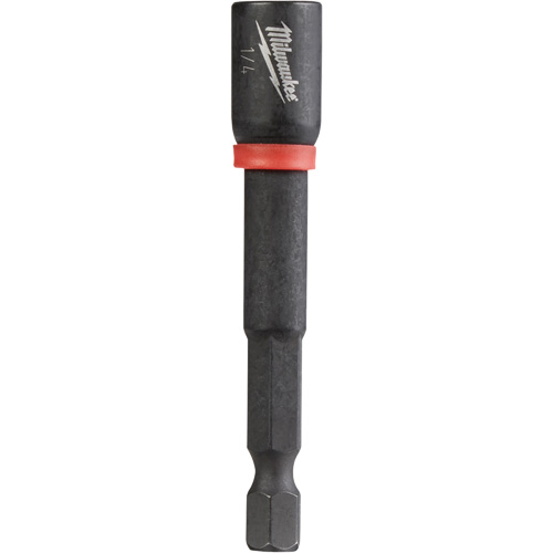Shockwave Impact Duty Nut Driver, 1/4" Tip, 1/4" Drive, 2-9/16" L, Magnetic Haskins Industrial Inc.