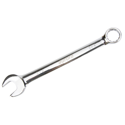 Combination Wrench, 12 Point, 3/4", Chrome Finish Haskins Industrial Inc.