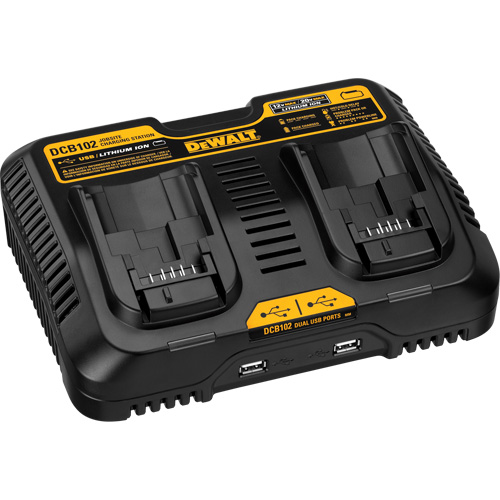 Borne de recharge Max pour chantier, 12 V/20 V, Lithium-ion Haskins Industrial Inc.