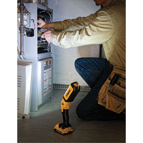 Max Cordless Hand-Held Area Light, LED, 500 Lumens, 3 Hrs. Run Time, Rechargeable Batteries, Not Included Haskins Industrial Inc.