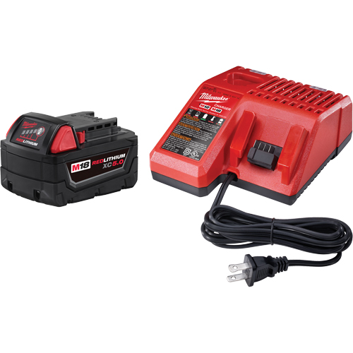 M18 Redlithium XC 5.0 System Starter Kit, 18 V, Lithium-Ion Haskins Industrial Inc.