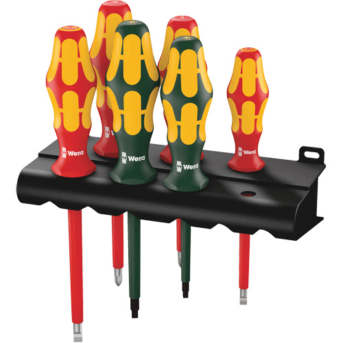 160 i / 168 i /6 VDE Insulated Screwdriver Set, 1000 V, 6 Pcs Haskins Industrial Inc.