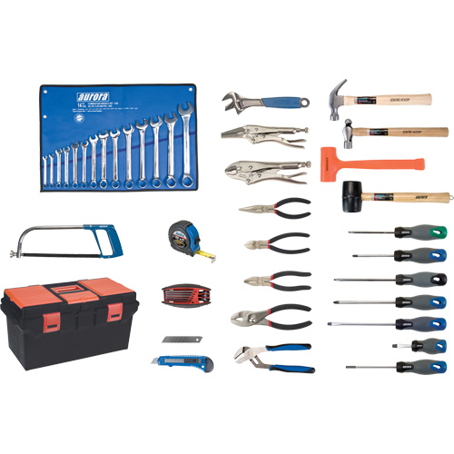 Jeu d'outils de luxe avec coffret en plastique, 56 morcea Haskins Industrial Inc.