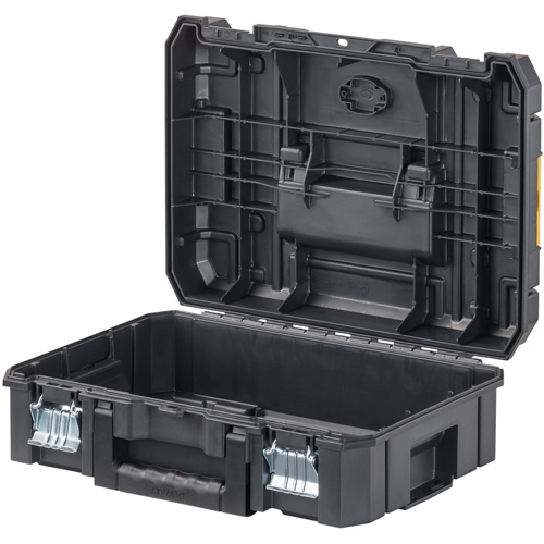 TSTAK&reg; II Tool Box with Flat Top, 17-1/4" x 13" x 6-3/8", Black Haskins Industrial Inc.