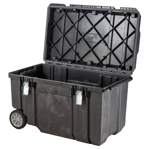 TOUGH CHEST Mobile Storage, 38-29/32" x 23-3/32" x 24-5/16", Black Haskins Industrial Inc.
