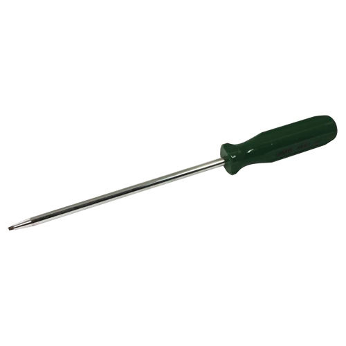 Square Screwdriver, #1 Tip, Round, 12-1/4" L, Plastic Handle Haskins Industrial Inc.