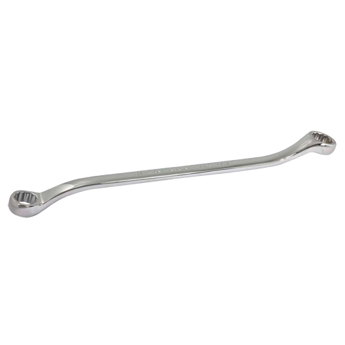 Box Wrench, 12 Point, 1/2" x 9/16", 15° Offset, Chrome Finish Haskins Industrial Inc.
