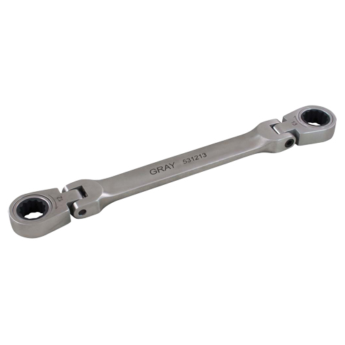 Double Box End Flex Head Ratcheting Wrench Haskins Industrial Inc.