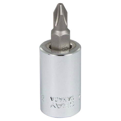 Head Socket, Phillips, #2 x 1.93" L, 3/8" Square Drive Drive Haskins Industrial Inc.