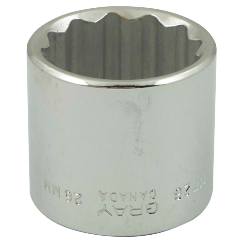 Socket, 6 mm, 3/8" Drive, 12 Points Haskins Industrial Inc.