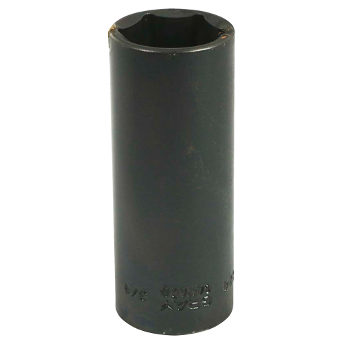Socket, Impact, 3/4", 3/8" Drive, 6 Points, Deep Haskins Industrial Inc.