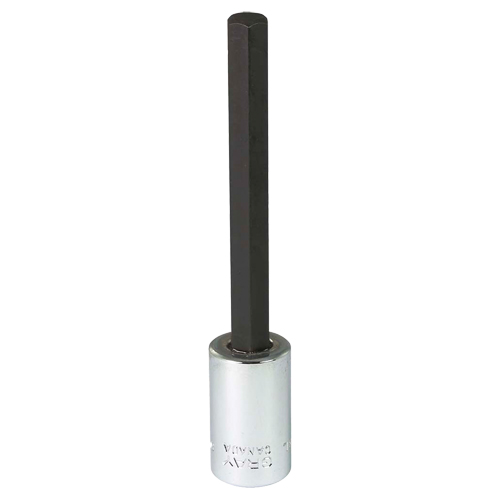 Tr&egrave;s longue douille &agrave; embout, 8 mm x 4" lo, Prise 3/8" Haskins Industrial Inc.