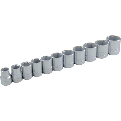 Jeu de douilles, 11 Mcx, Prise de 3/8" Haskins Industrial Inc.