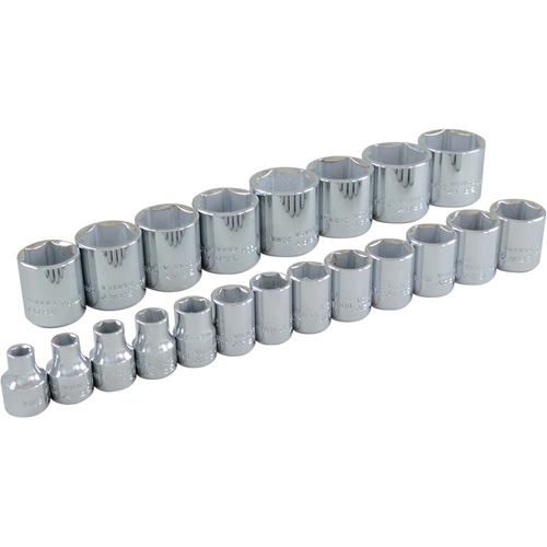 Jeu de douilles, 21 Mcx, Prise de 3/8" Haskins Industrial Inc.