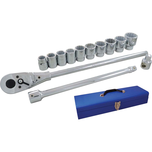 Jeu de douilles et accessoires, 15 Mcx, Prise de 3/4" Haskins Industrial Inc.