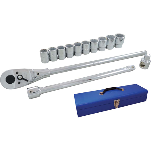 Jeu de douilles et accessoires, 15 Mcx, Prise de 3/4" Haskins Industrial Inc.