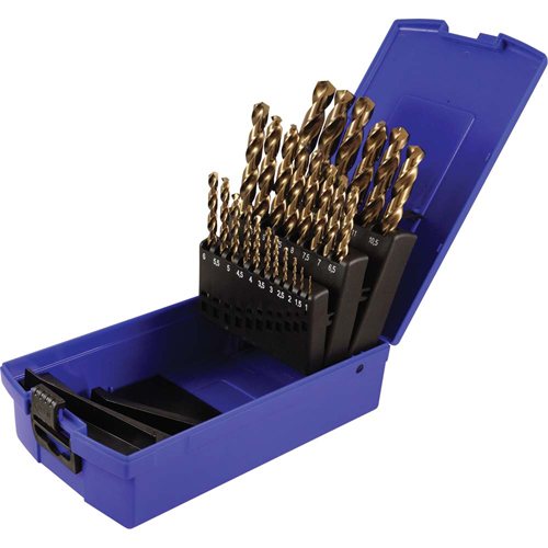 Drill Bit Set, 25 Pieces, High Speed Cobalt Haskins Industrial Inc.