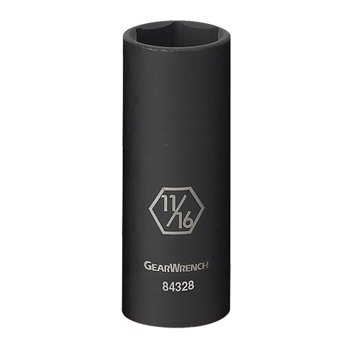 Douille, Chocs, 5/16", Prise 3/8", 6 pans, Profond Haskins Industrial Inc.