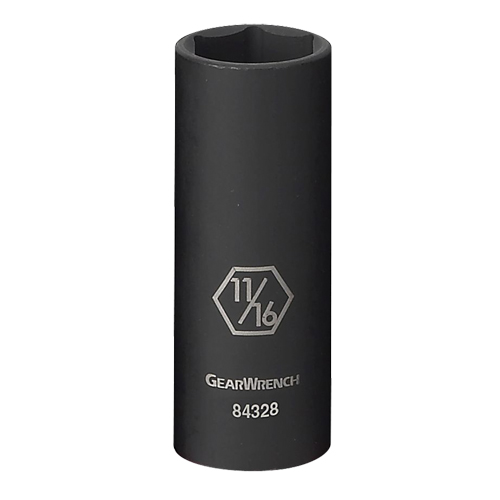 Douille, Chocs, 11/16", Prise 3/8", 6 pans, Profond Haskins Industrial Inc.