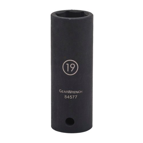 Douille, Chocs, 17 mm, Prise 1/2", 6 pans, Profond Haskins Industrial Inc.