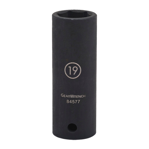 Socket, Impact, 22 mm, 1/2" Drive, 6 Points, Deep Haskins Industrial Inc.